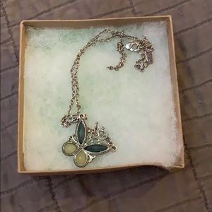 Costume jewelry butterfly necklace